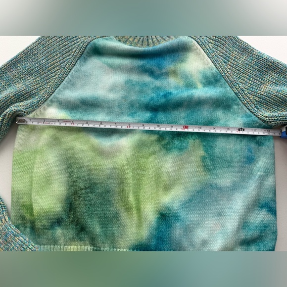 Anthropologie Giada Water Color Tie Dye Sweater Size Extra Small - Picture 9 of 9
